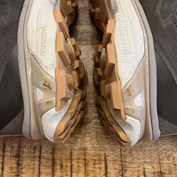 Salomon XT-6 Expanse Ltr Sneaker Mens 10.5 Women 11.5 Leather Bungee Almond Wren - Picture 8 of 13